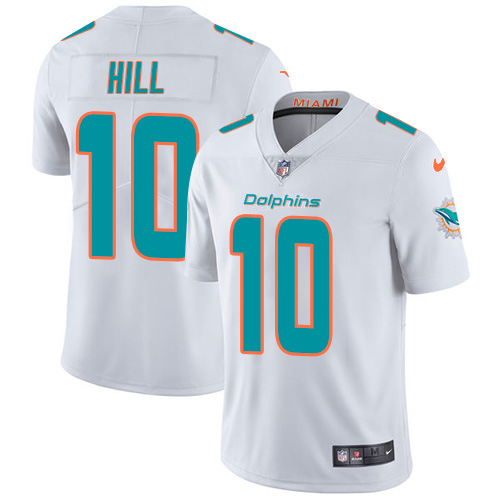 Youth Miami Dolphins 10 Tyreek Hill White Vapor Untouchable Limited Stitched Football NFL Jerseys